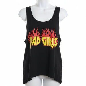 Popular Basics Women's Grunge Skater Girl Size Large Tank